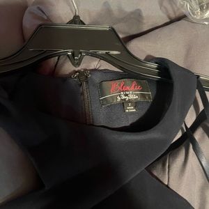 Navy blue windsor dress